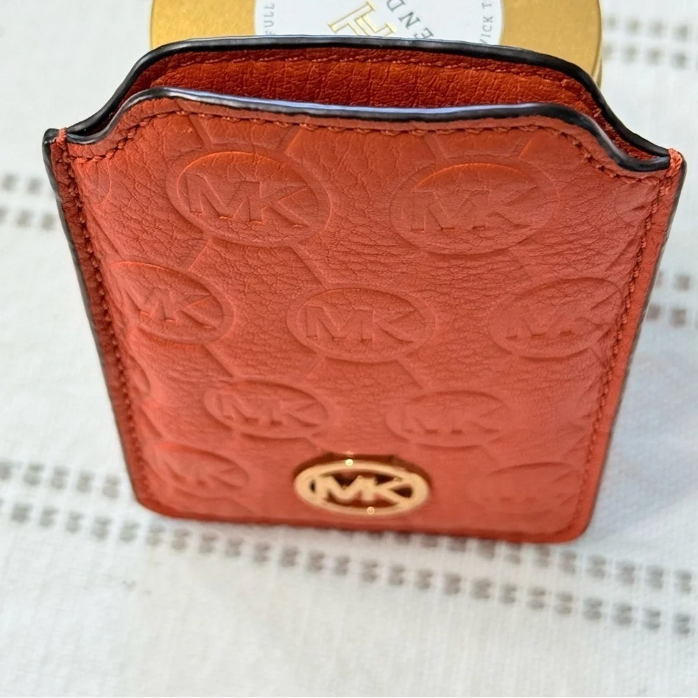 Michael‎ Kors Leather Orange Sleeve